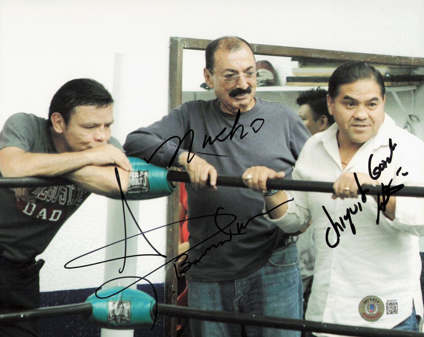 Ignacio Nacho Beristain & Humberto Chiquita Gonzalez Autographed 8x10 Photo Beckett BAS QR #BH29157