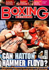 Jose Luis Castillo & Ricky Hatton Autographed Boxing Monthly Magazine Beckett BAS #BH29285