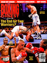 Carlos Baldomir & "Sugar" Shane Mosley Autographed Boxing Digest Magazine Beckett BAS #BH29282