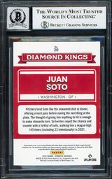 Juan Soto Autographed 2022 Donruss Diamond Kings Card #20 New York Yankees Auto Grade Gem Mint 10 Beckett BAS Stock #233986