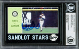 Ichiro Suzuki Autographed 2002 Upper Deck Vintage Sandlot Stars Card #SS3 Seattle Mariners Beckett BAS Stock #220258