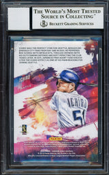 Ichiro Suzuki Autographed 2019 Panini Diamond Kings Gallery of Stars Card #GS8 Seattle Mariners Auto Grade Gem Mint 10 Beckett BAS Stock #220287