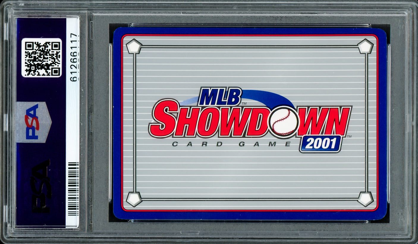 Ichiro Suzuki Autographed 2001 MLB Showdown National Promo Rookie Card #169 Seattle Mariners Auto Grade Gem Mint 10 PSA/DNA Stock #220342