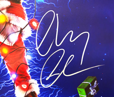 Chevy Chase Autographed 40x27 Christmas Vacation Movie Poster Clark Griswold Beckett BAS Witness Stock #233724