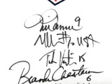 1999 Team USA Women's Soccer World Cup Champions Team Autographed White Nike Jersey Size XL With 8 Total Signatures Including Mia Hamm & Brandi Chastain Beckett BAS Witness Stock #233781