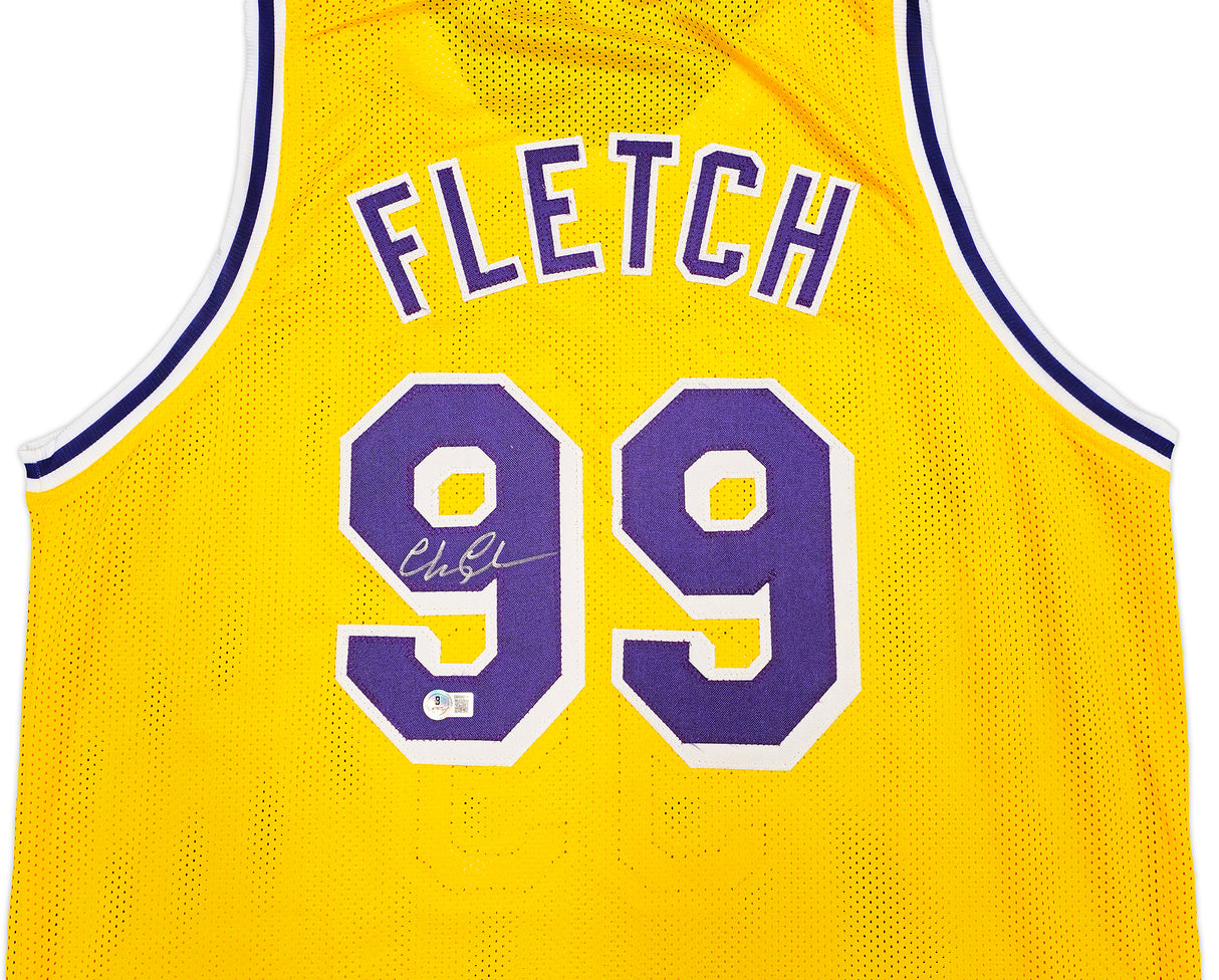 Fletch Chevy Chase Autographed Yellow Jersey Beckett BAS Witness Stock #233717