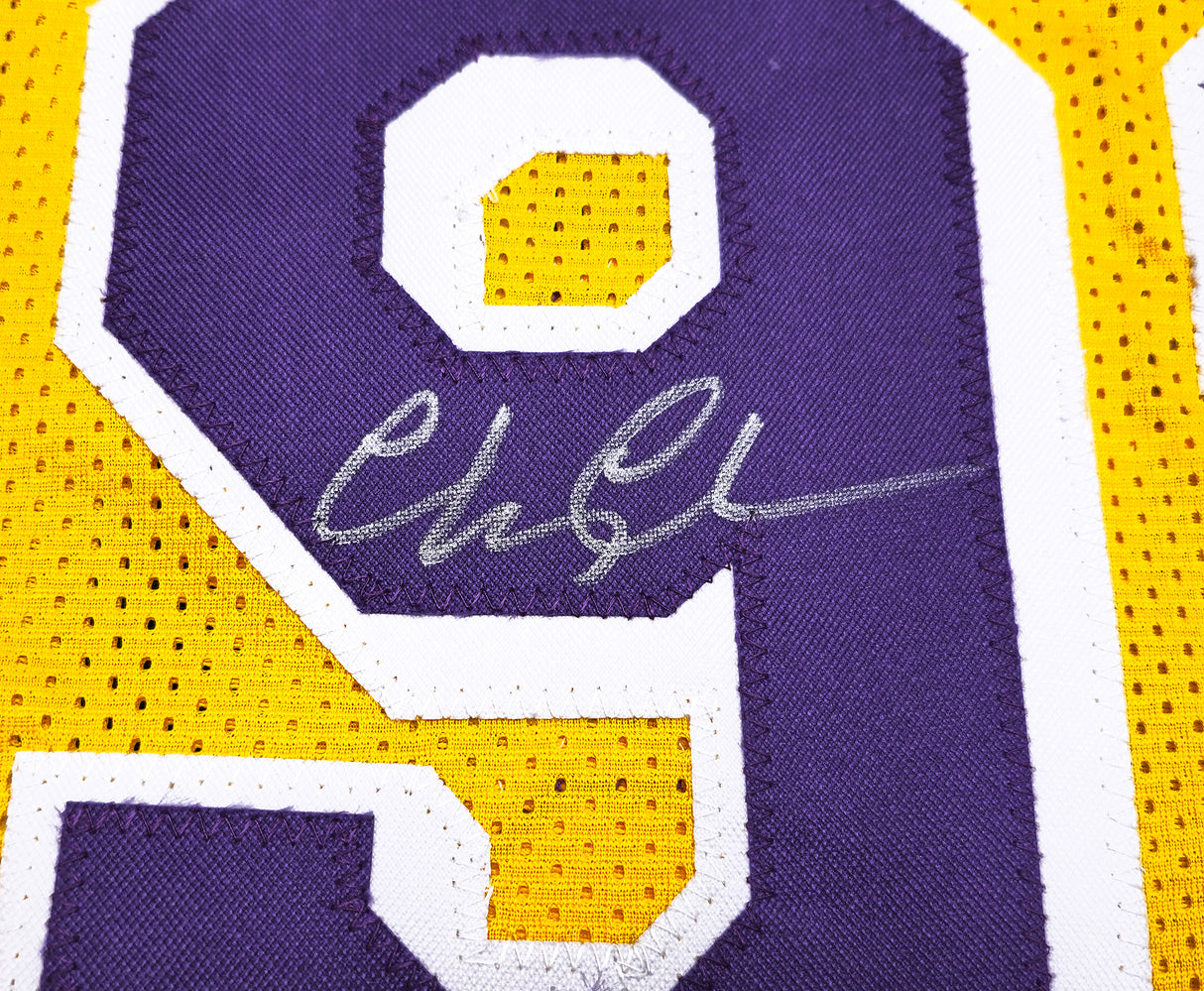 Fletch Chevy Chase Autographed Yellow Jersey Beckett BAS Witness Stock #233717