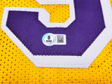 Fletch Chevy Chase Autographed Yellow Jersey Beckett BAS Witness Stock #233717