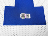 Dallas Cowboys Craig Morton Autographed White & Blue Jersey Beckett BAS QR Stock #233738