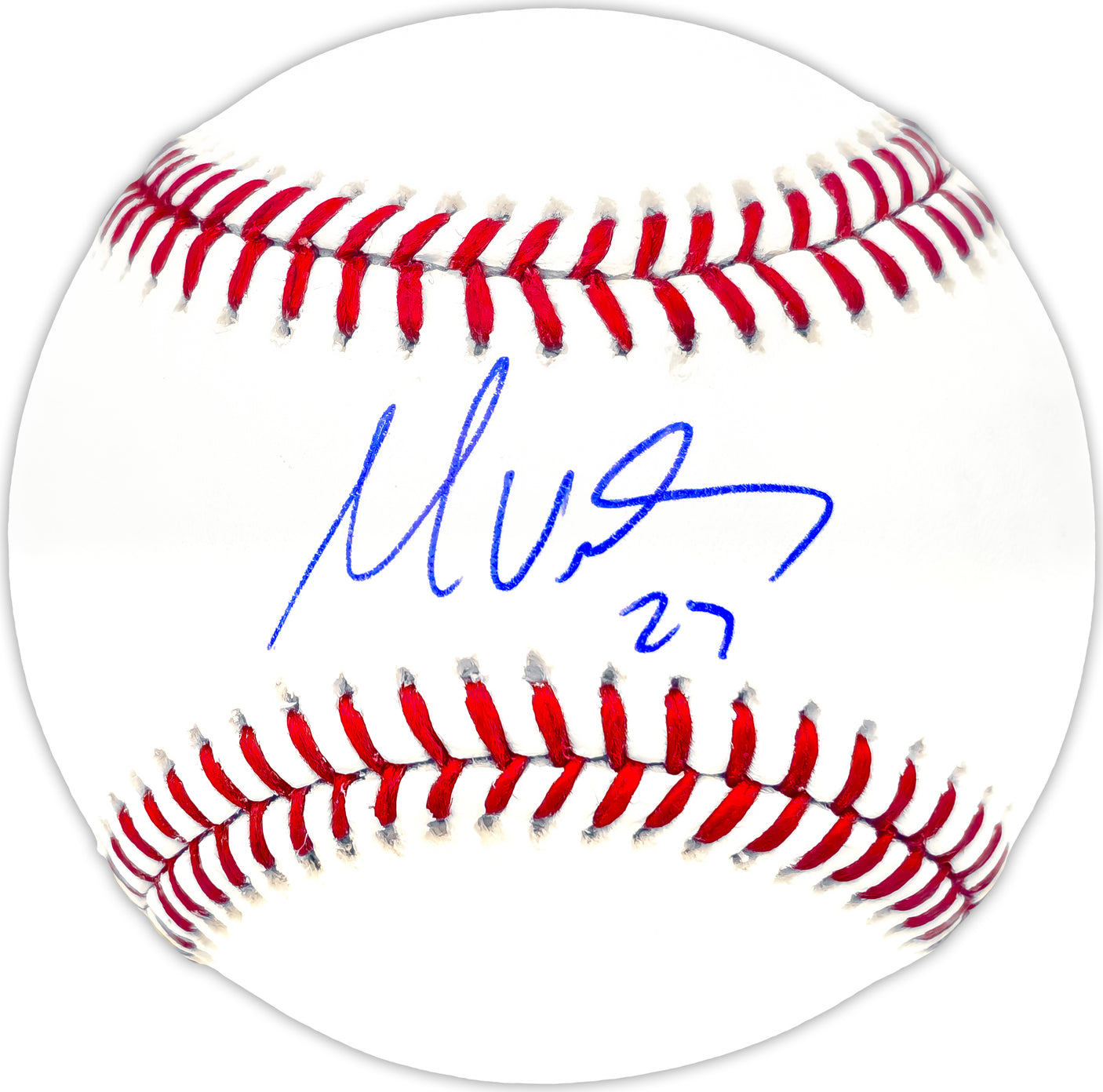 Mark Vientos Autographed Official MLB Baseball New York Mets Beckett BAS Witness Stock #234028
