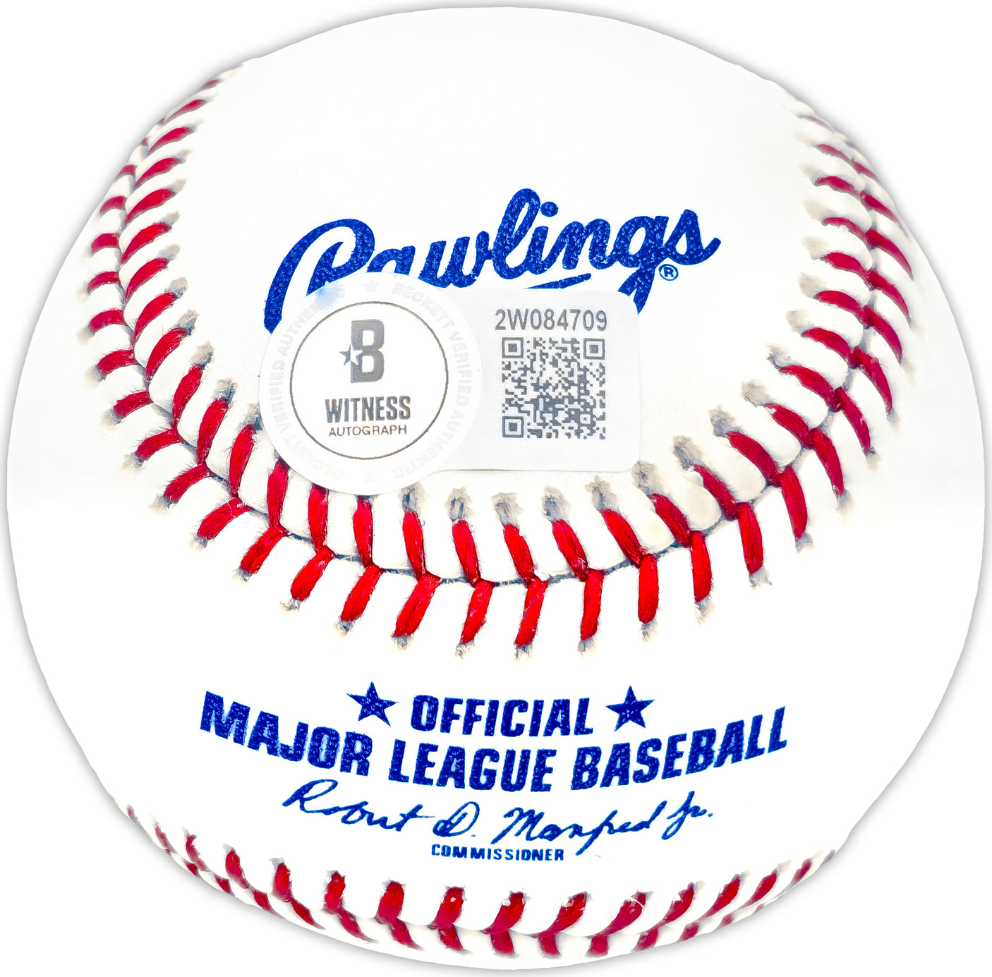 Mark Vientos Autographed Official MLB Baseball New York Mets Beckett BAS Witness Stock #234028