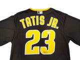 San Diego Padres Fernando Tatis Jr. Autographed Brown Nike Jersey Size M Beckett BAS Witness Stock #207925