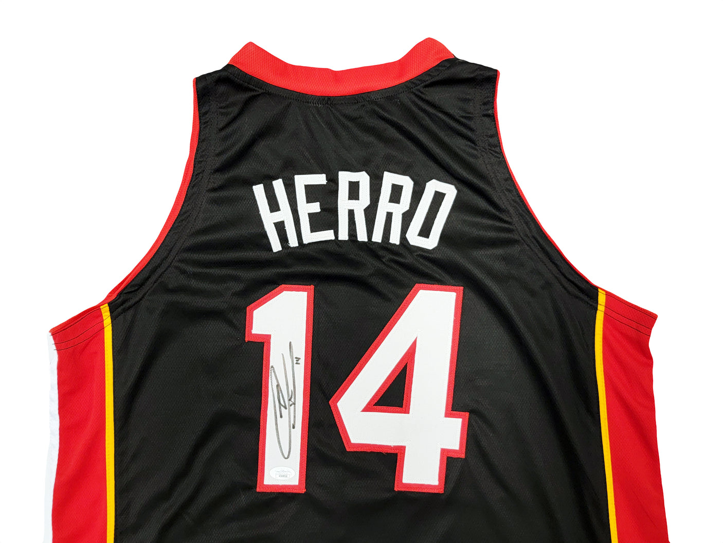 Miami Heat Tyler Herro Autographed Black Jersey JSA Stock #207951