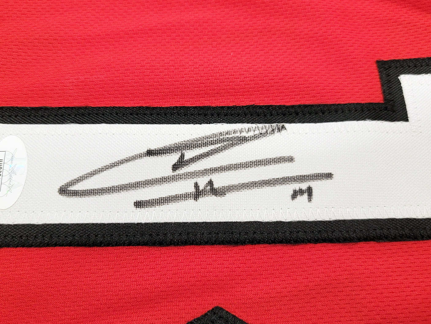 Miami Heat Tyler Herro Autographed Red Jersey JSA Stock #207953