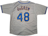 New York Mets Jacob deGrom Autographed Gray Jersey JSA Stock #208150