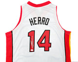 Miami Heat Tyler Herro Autographed White Jersey JSA Stock #207954