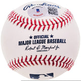 Jim Thome Autographed Official MLB Baseball Cleveland Indians "HOF 18" Beckett BAS Witness Stock #207969
