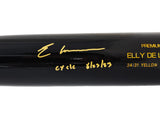 Elly De La Cruz Autographed Black B45 Player Model Bat Cincinnati Reds "Cycle 6/23/23" Beckett BAS Witness Stock #220222
