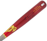 Elly De La Cruz Autographed Red B45 Player Model Bat Cincinnati Reds "1st MLB HR 6/7/23" Beckett BAS Witness Stock #220219