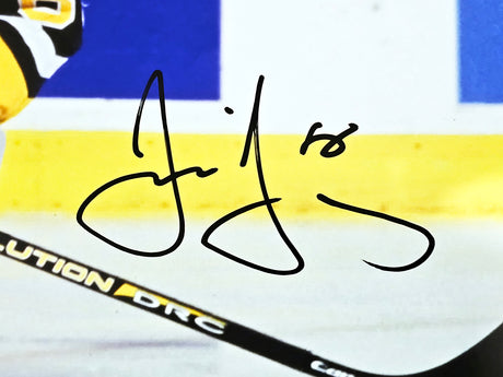 Jaromir Jagr Autographed 16x20 Photo Pittsburgh Penguins Beckett BAS Witness Stock #219046