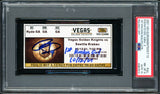 Ryan Donato Autographed Seattle Kraken Inaugural First Game Ticket PSA 8 Auto Grade Gem Mint 10 "1st Kraken Goal 10/12/21" PSA/DNA #63847814