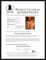 Neil Armstrong Autographed 8x10 Photo Apollo 11 "To The Irving Miller Family" Beckett BAS #A72877