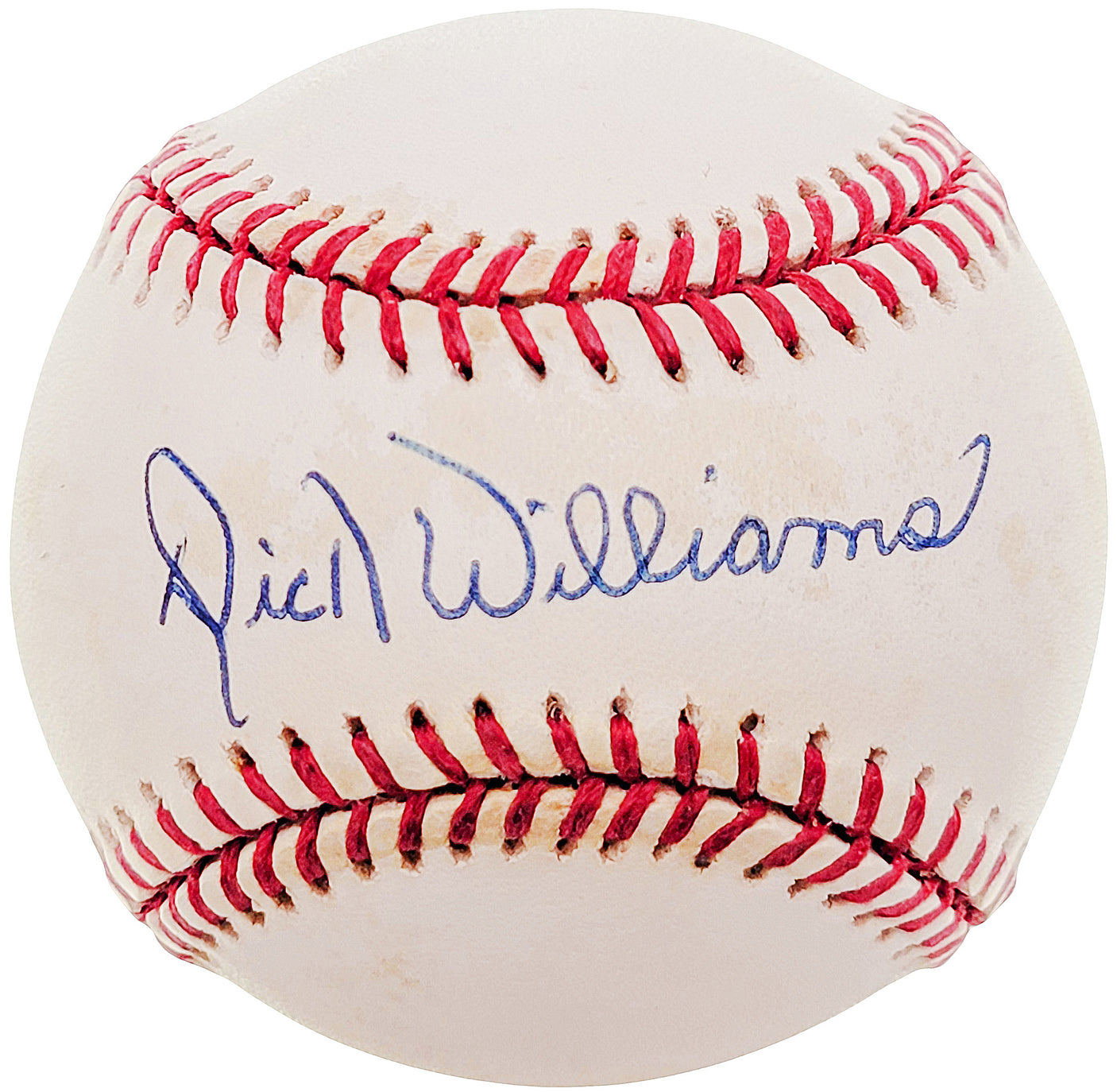 Dick Williams Autographed Official 1984 World Series Logo Baseball San Diego Padres Beckett BAS #S73884