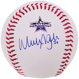 Walker Buehler Autographed Official 2021 All Star Game Logo Baseball Los Angeles Dodgers Beckett BAS QR #WL26554