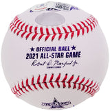 Walker Buehler Autographed Official 2021 All Star Game Logo Baseball Los Angeles Dodgers Beckett BAS QR #WL26647
