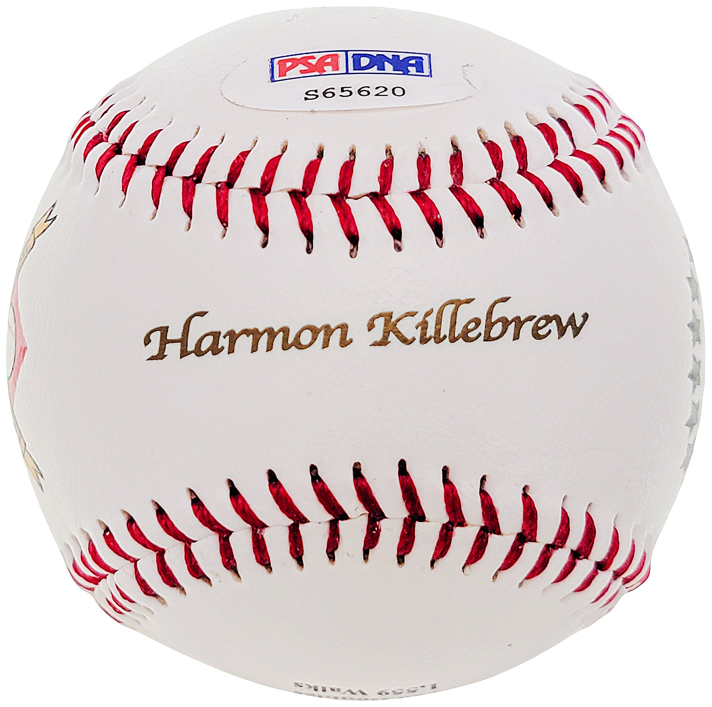 Harmon Killebrew Autographed Official Statball Logo Baseball Minnesota Twins PSA/DNA #S65620