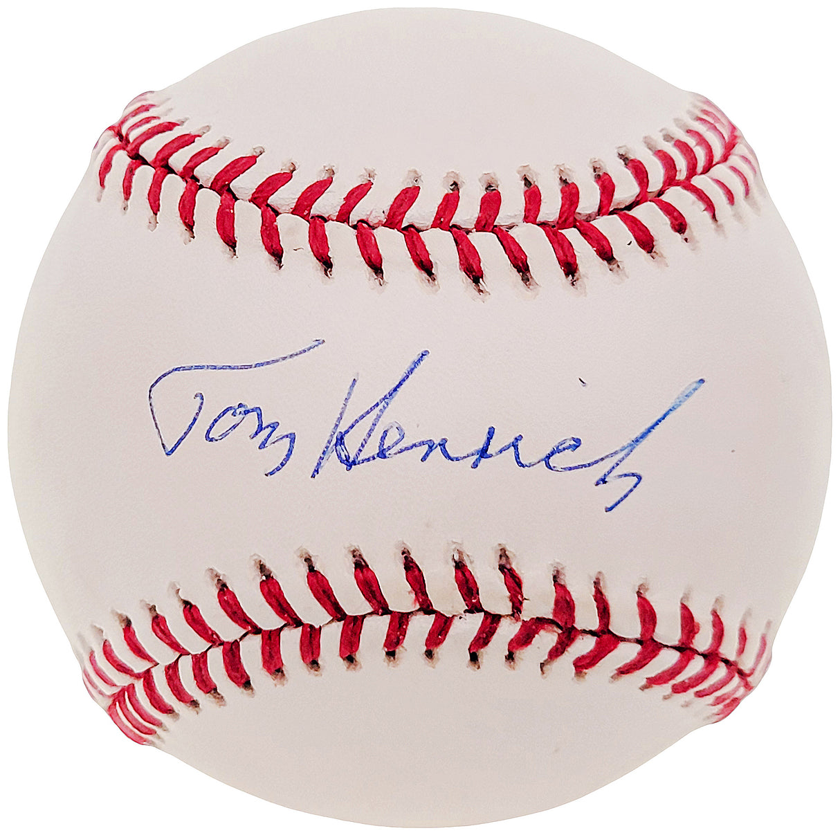 Tommy Tom Henrich Autographed Official AL Baseball New York Yankees Beckett BAS #F26954