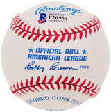 Tommy Tom Henrich Autographed Official AL Baseball New York Yankees Beckett BAS #F26954
