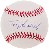 Tommy Tom Henrich Autographed Official AL Baseball New York Yankees Beckett BAS #F26957