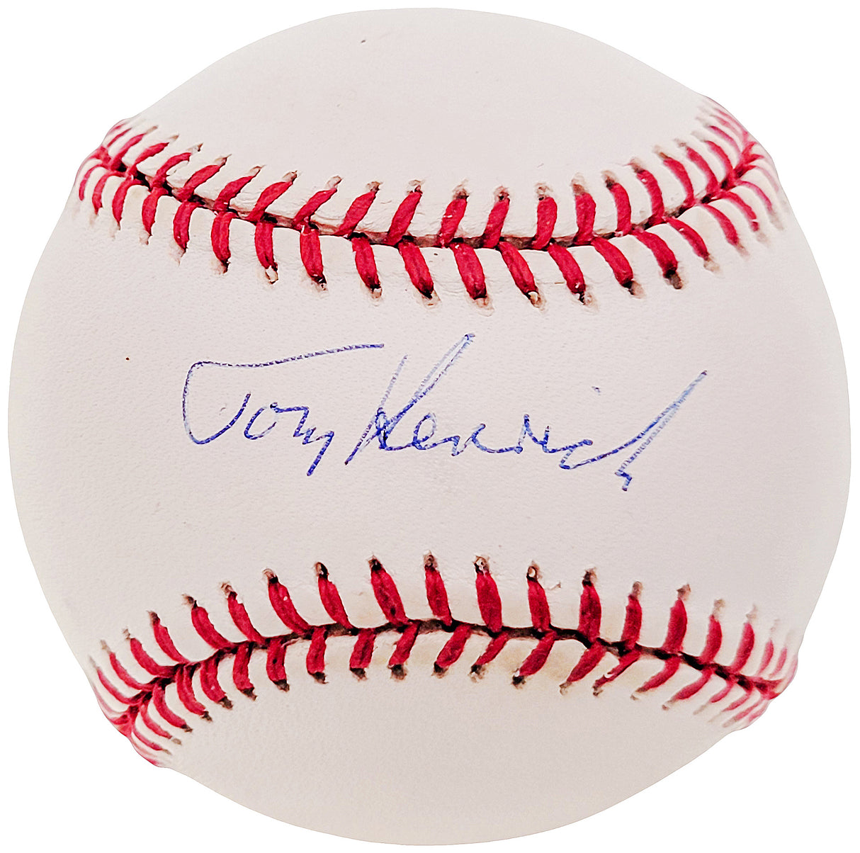 Tommy Tom Henrich Autographed Official AL Baseball New York Yankees Beckett BAS #F26956