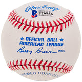 Tommy Tom Henrich Autographed Official AL Baseball New York Yankees Beckett BAS #F26956