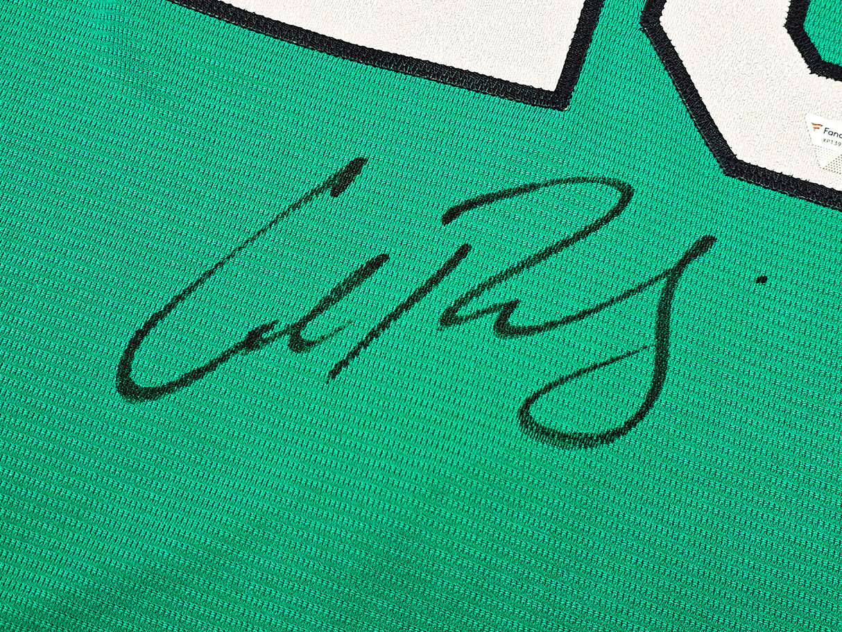 Seattle Mariners Cal Raleigh Autographed Teal Nike Jersey Size L Fanatics Holo Stock #218614