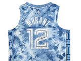 Memphis Grizzlies Ja Morant Autographed Light Blue Jordan Creators In The Paint Select Jersey Size 52 Beckett BAS QR Stock #218584