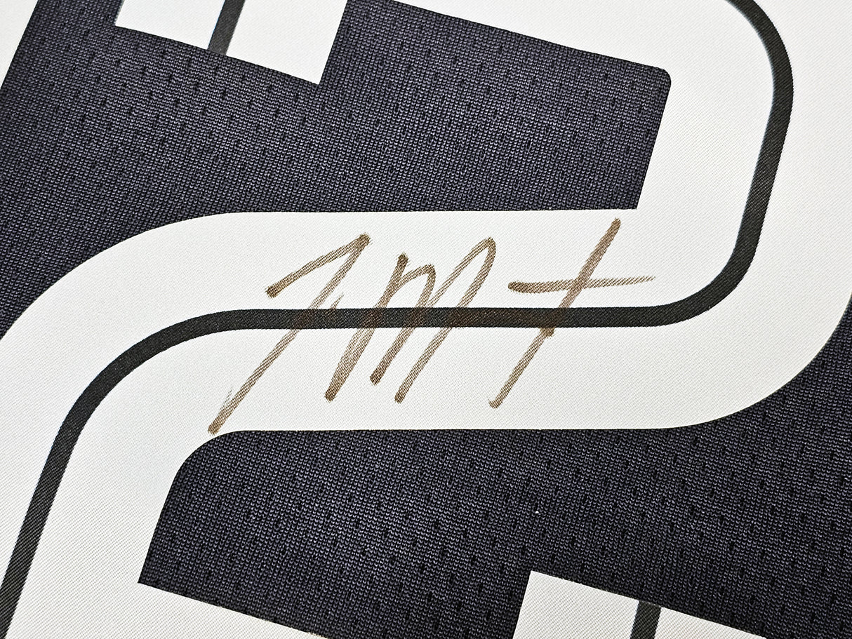Memphis Grizzlies Ja Morant Autographed Dark Blue Nike Icon Edition Swingman Jersey Size 48 Beckett BAS QR Stock #218580