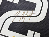 Memphis Grizzlies Ja Morant Autographed Dark Blue Nike Icon Edition Swingman Jersey Size 52 Beckett BAS QR Stock #218579