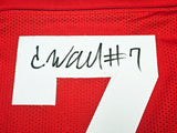 San Francisco 49ers Charvarius Ward Autographed Red Jersey Beckett BAS Witness Stock #218750