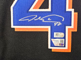 New York Mets Jacob deGrom Autographed Black Nike Authentic Jersey Size 48 Fanatics Holo Stock #218737