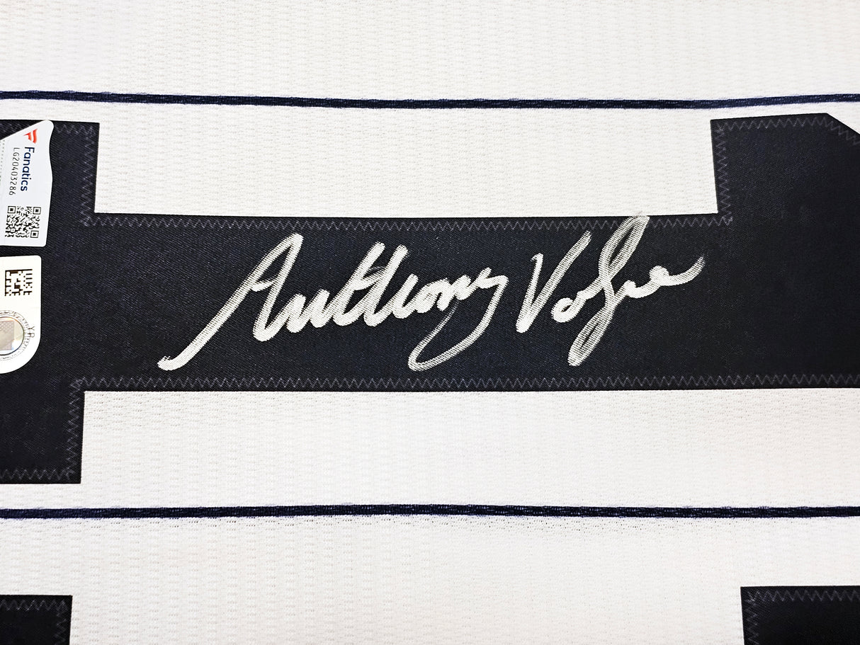 New York Yankees Anthony Volpe Autographed White Nike Jersey Size XL Fanatics Holo Stock #218757