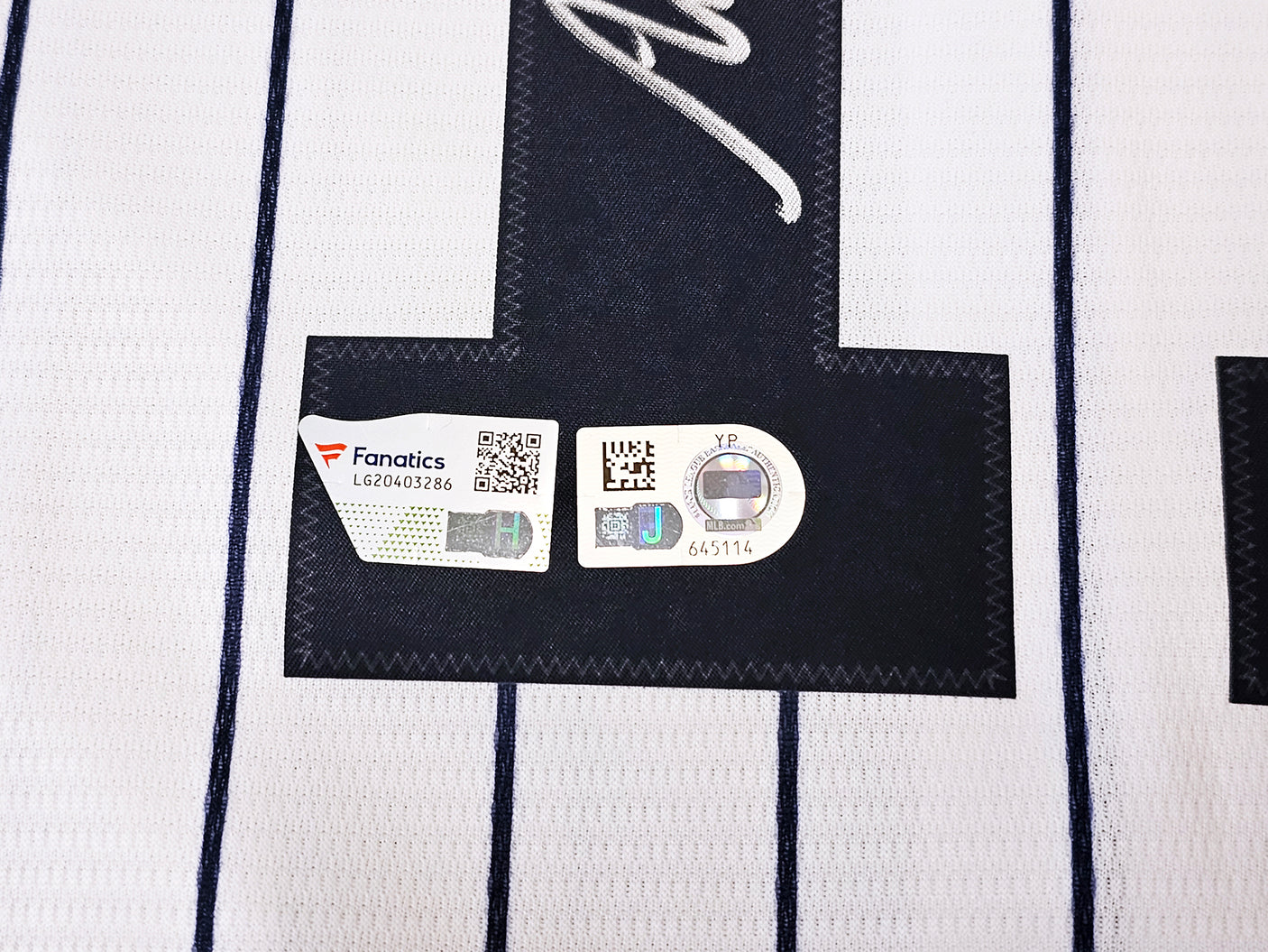 New York Yankees Anthony Volpe Autographed White Nike Jersey Size XL Fanatics Holo Stock #218757