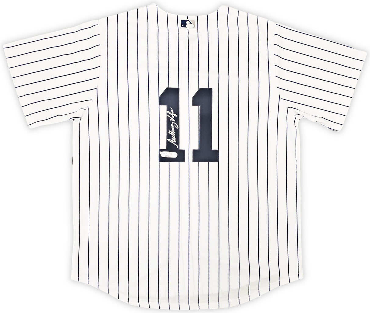 New York Yankees Anthony Volpe Autographed White Nike Jersey Size L Fanatics Holo Stock #218756
