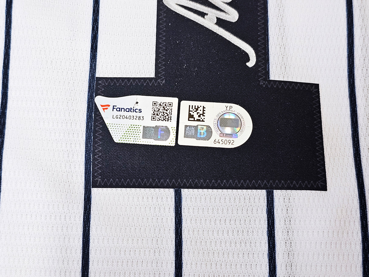 New York Yankees Anthony Volpe Autographed White Nike Jersey Size L Fanatics Holo Stock #218756