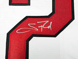 St. Louis Cardinals Scott Rolen Autographed White Nike Jersey Size L Beckett BAS Witness Stock #218754
