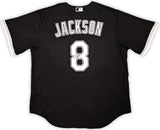 Chicago White Sox Bo Jackson Autographed Black Nike Jersey Size XL Beckett BAS Witness Stock #218041