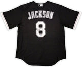 Chicago White Sox Bo Jackson Autographed Black Nike Jersey Size L Beckett BAS Witness Stock #218042