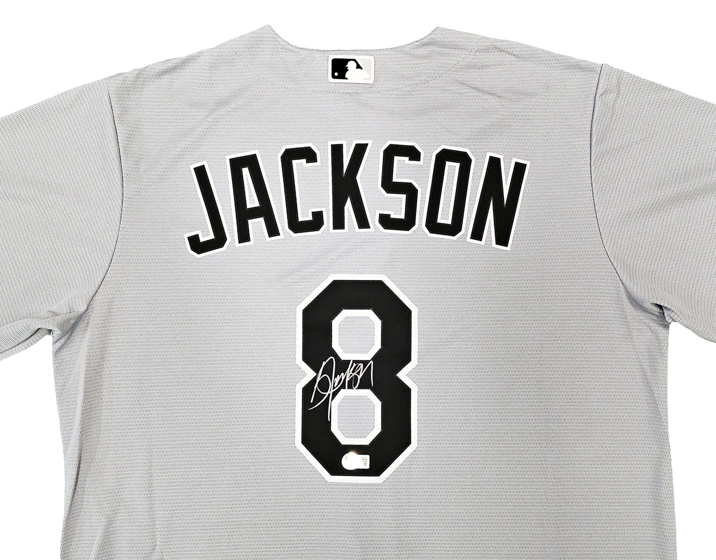 Chicago White Sox Bo Jackson Autographed Gray Nike Jersey Size L Beckett BAS Witness Stock #218038