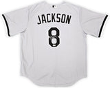 Chicago White Sox Bo Jackson Autographed Gray Nike Jersey Size XL Beckett BAS Witness Stock #218037